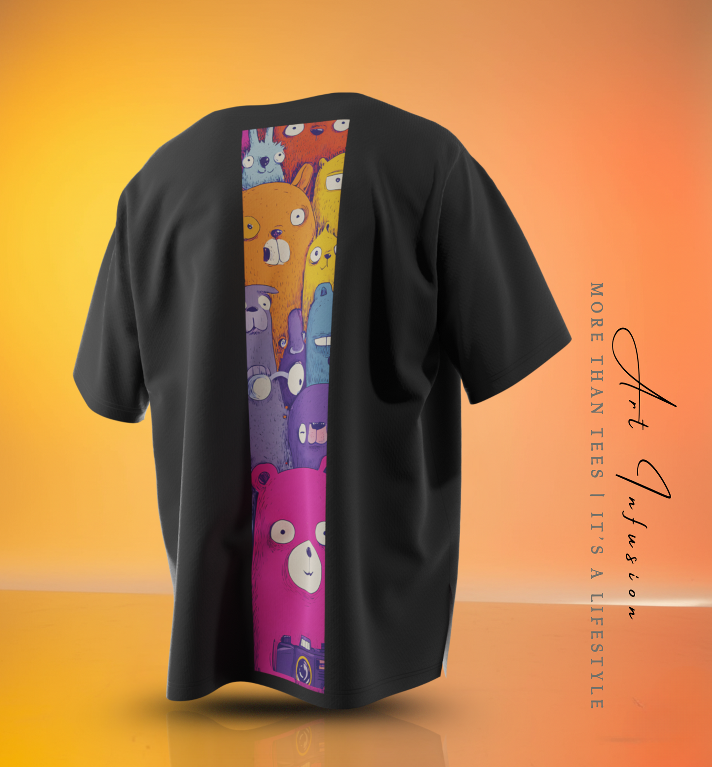 DArtInfusion | Cartoon Pop Character Graphic Tee (Unisex)