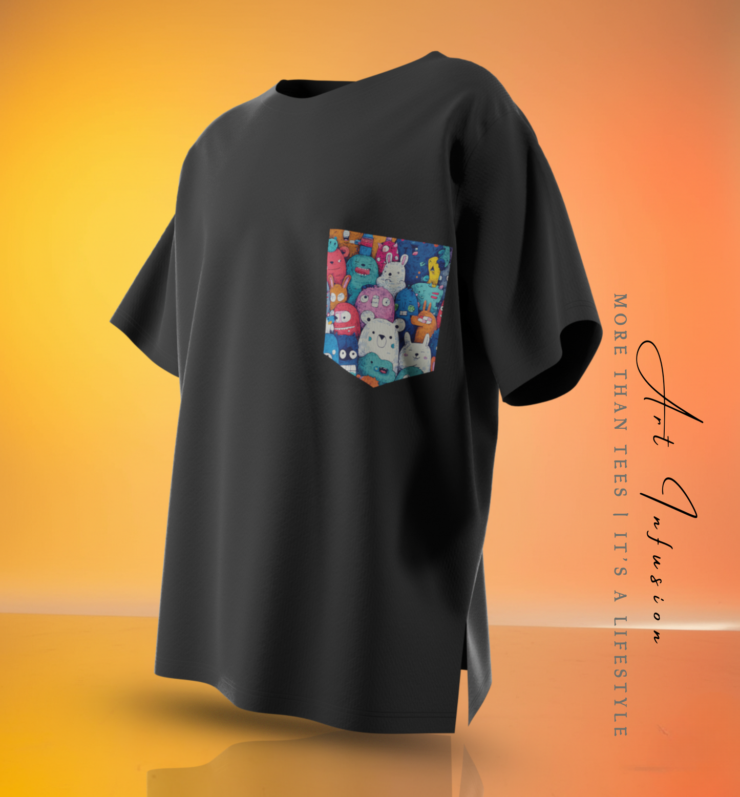 DArtInfusion | Cartoon Pop Character Graphic Tee (Unisex)