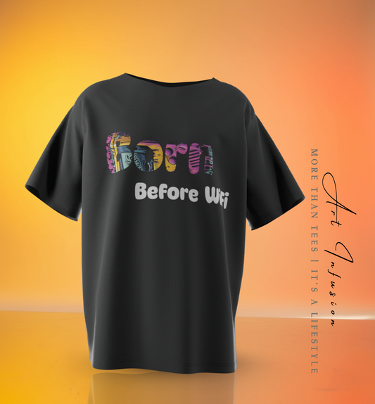 "Born Before WiFi" Retro Game Boy T-Shirt