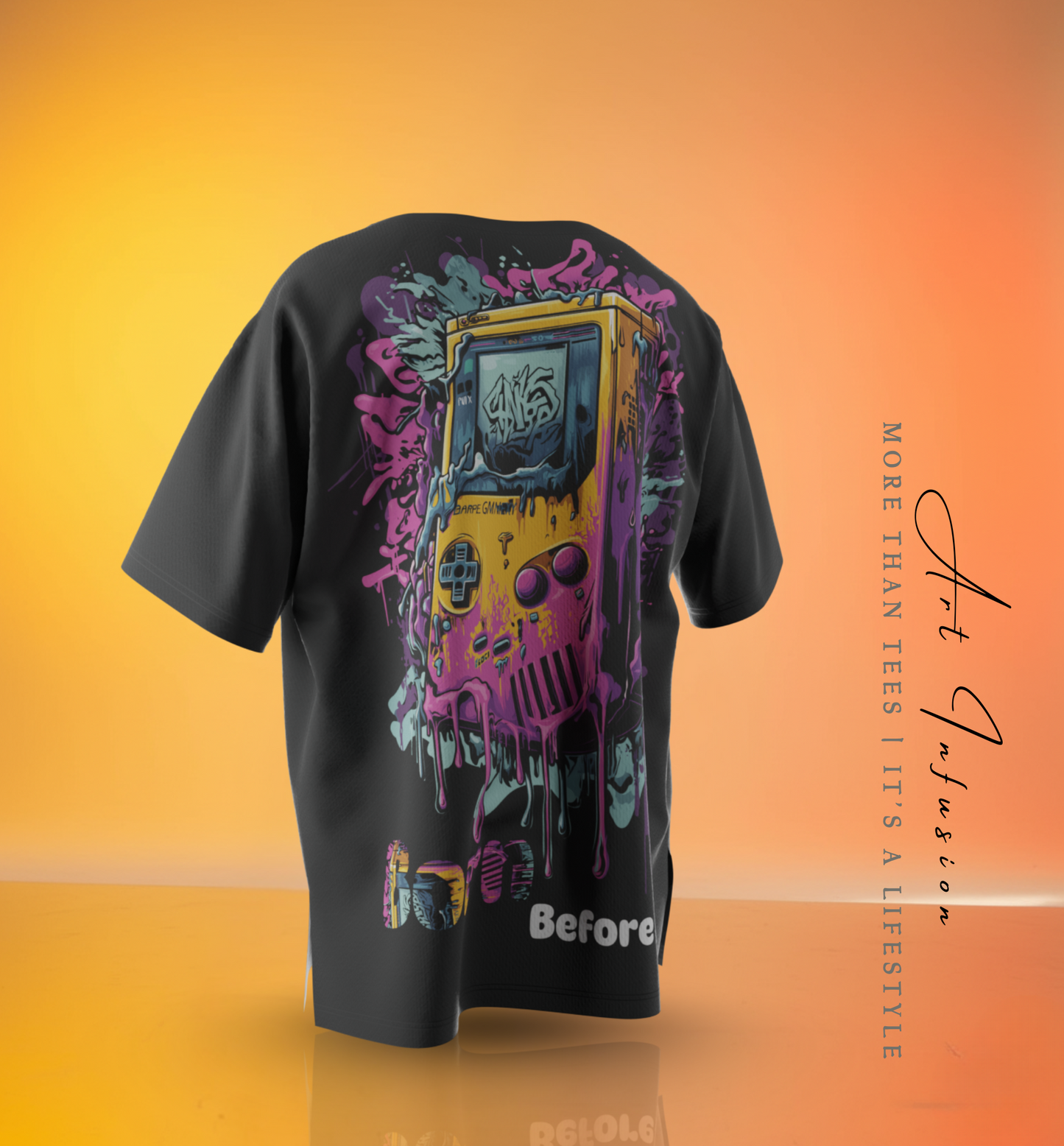 "Born Before WiFi" Retro Game Boy T-Shirt