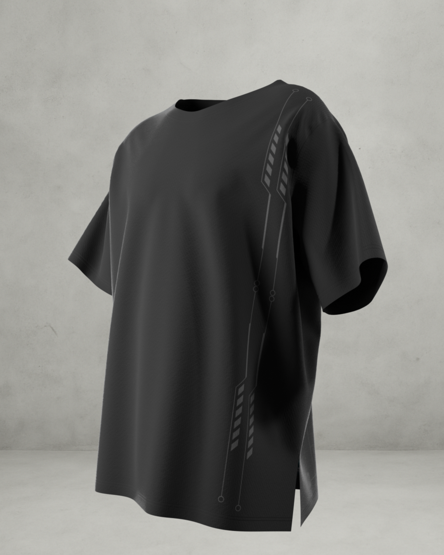 NeoBot Streetwear – Cyberpunk Robot Oversized Tee (Limited Edition)