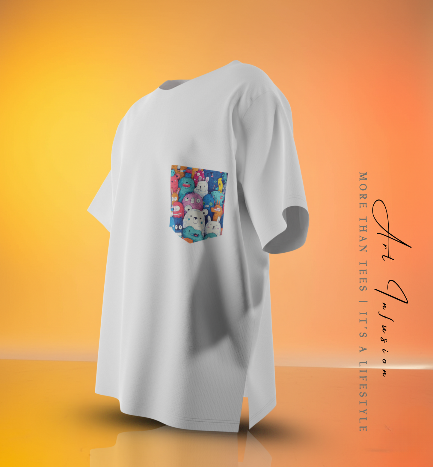 DArtInfusion | Cartoon Pop Character Graphic Tee (Unisex)